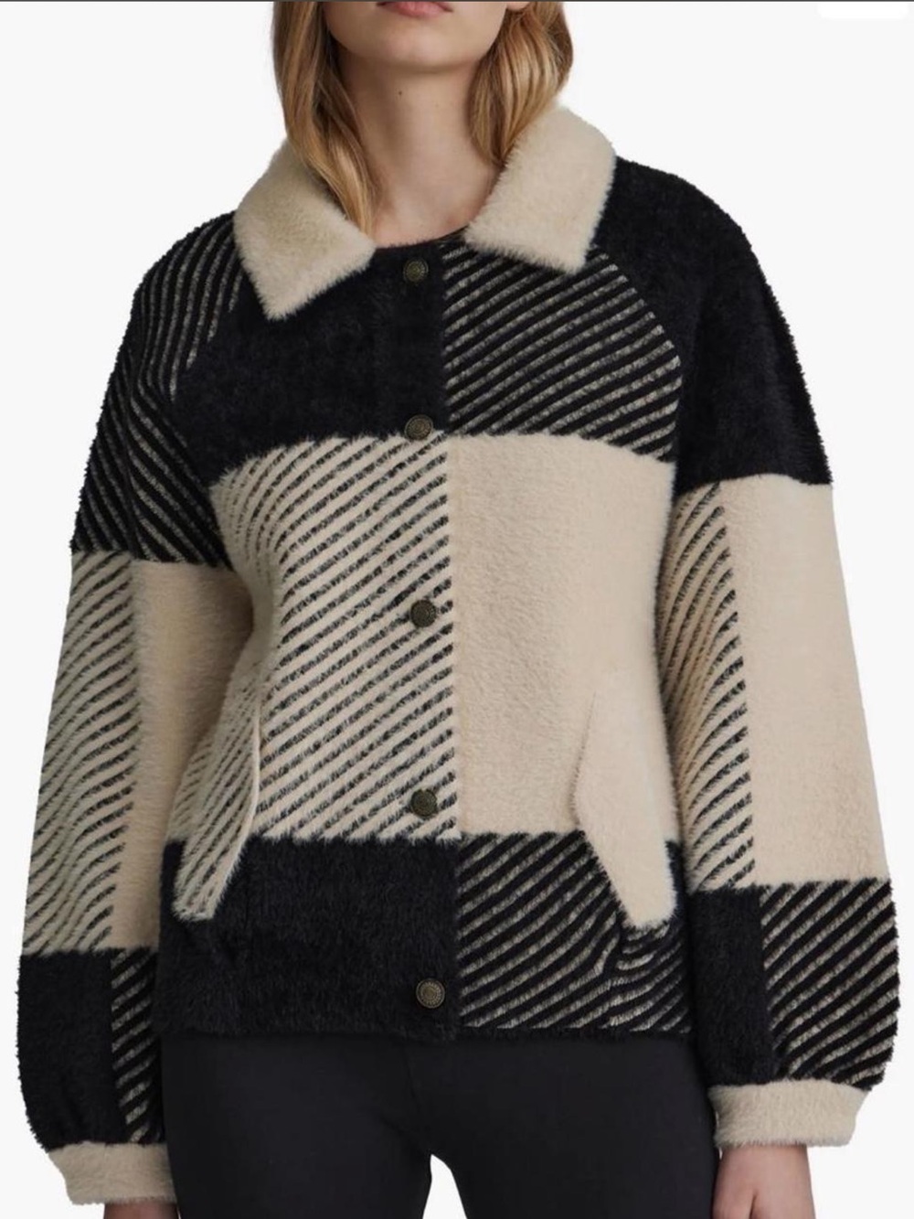 Anthropologie/NVLT Eyelash Knit Bomber Coatigan